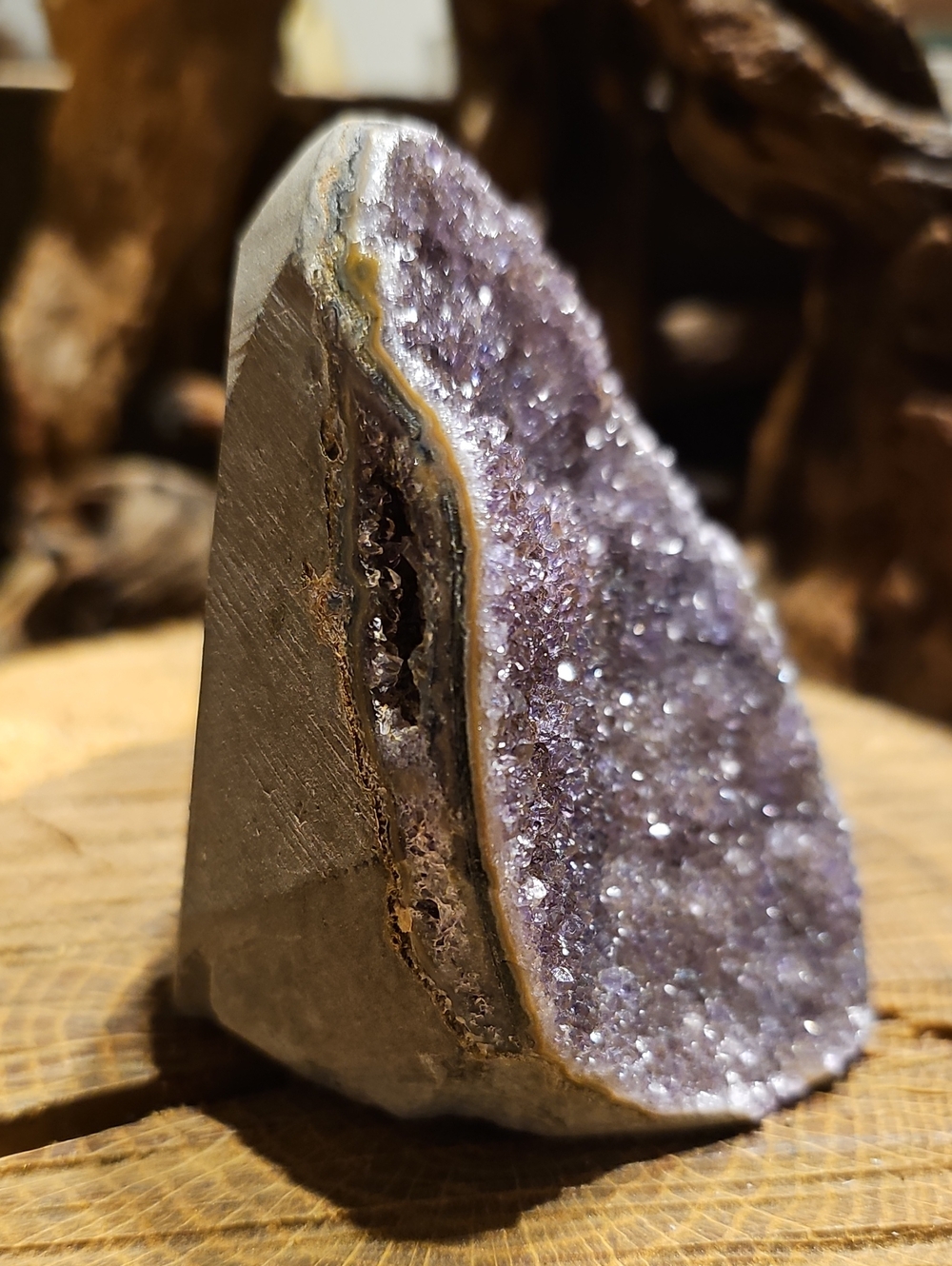 Natural Amethyst Cutbase Display - Picture 10 of 13